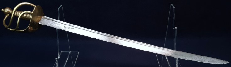 English 1751 Pattern Infantry Hanger, Huntingdonshire Militia, by Samuel Harvey 2